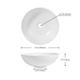 Quarry 15.5 in. Round Classic Designer Ceramic Bathroom Bowl Vessel Sink