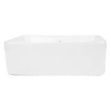 Ferbon 16 in. W x 12 in. D Modern Rectangular Ceramic Above Counter Vessel Bathroom Vanity Sink Basin