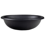 Wallace 17 in. Oval Bowl Rustic Pure Copper Hand-Hammered Drop-In/Above Counter Bathroom Vanity Sink