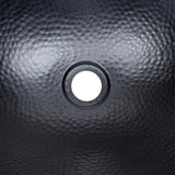 Dinghy 19 in. Boat-Shaped Rustic Pure Copper Hand-Hammered Above Counter Vessel Bathroom Vanity Sink