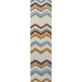 Elin Chevron High-low Area Rug