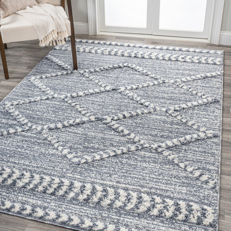 Sofie Moroccan Trellis High-low Area Rug