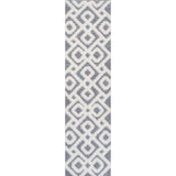 Astrid Retro Trellis High-low Area Rug