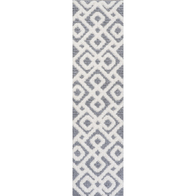 Astrid Retro Trellis High-low Area Rug