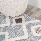 Monique Trellis High-low Area Rug