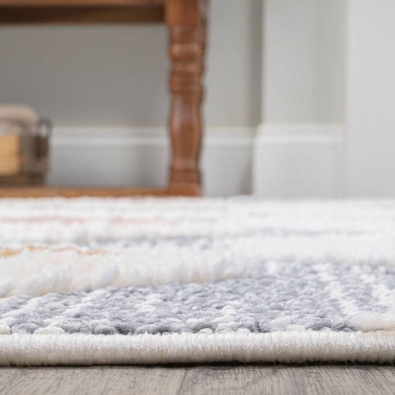 Monique Trellis High-low Area Rug