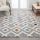 Monique Trellis High-low Area Rug