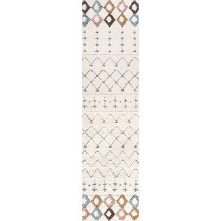 Pia Moroccan Trellis Plush Carved Area Rug