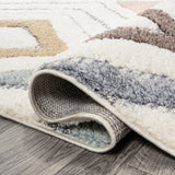 Amira Diamond Tribal High-low Area Rug