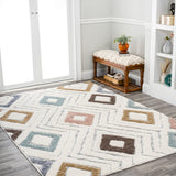 Amira Diamond Tribal High-low Area Rug