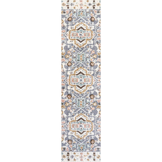 Aziza Persian Medallion High-low Area Rug