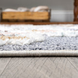 Aziza Persian Medallion High-low Area Rug