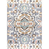 Aziza Persian Medallion High-low Area Rug