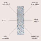 Slant Modern Abstract Area Rug