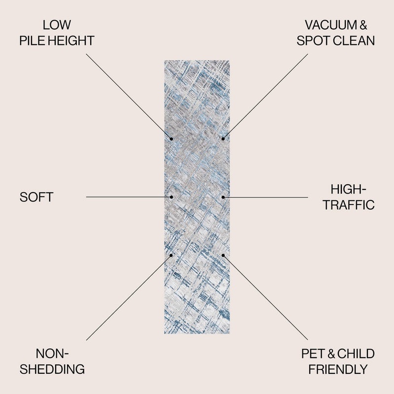 Slant Modern Abstract Area Rug