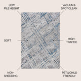 Slant Modern Abstract Area Rug