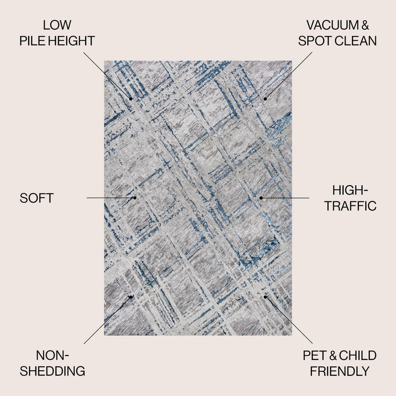 Slant Modern Abstract Area Rug