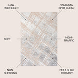 Slant Modern Abstract Area Rug