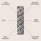 Slant Modern Abstract Area Rug
