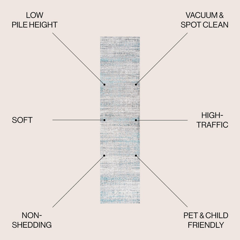 Tidal Modern Strie' Area Rug