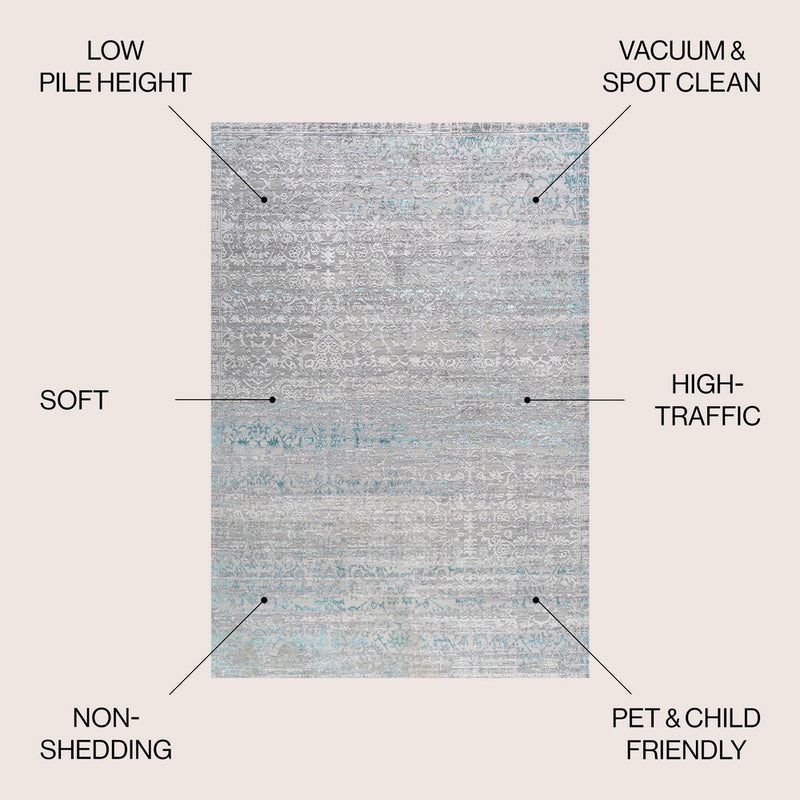 Tidal Modern Strie' Area Rug