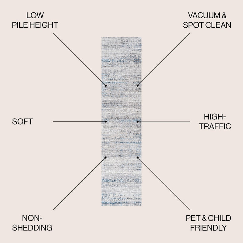 Tidal Modern Strie' Area Rug