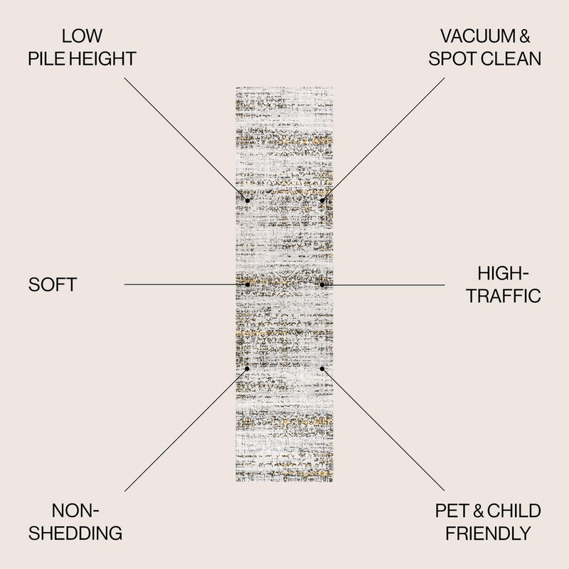 Tidal Modern Strie' Area Rug