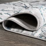 Swirl Marbled Abstract Area Rug