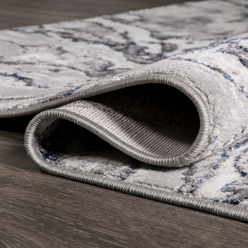 Swirl Marbled Abstract Area Rug