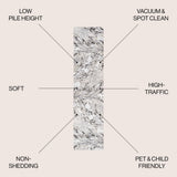 Swirl Marbled Abstract Area Rug