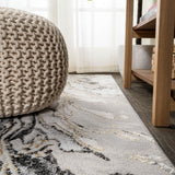 Swirl Marbled Abstract Area Rug