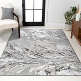 Swirl Marbled Abstract Area Rug