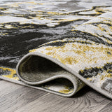 Swirl Marbled Abstract Area Rug