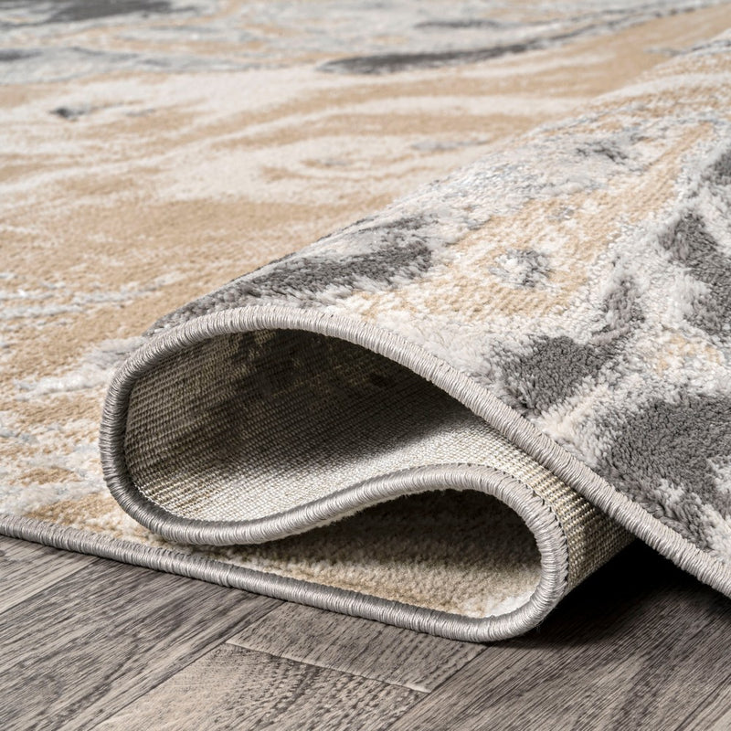 Swirl Marbled Abstract Area Rug