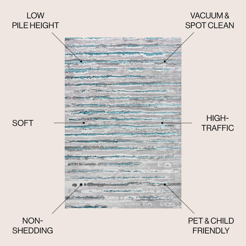 Batten Modern Stripe Area Rug