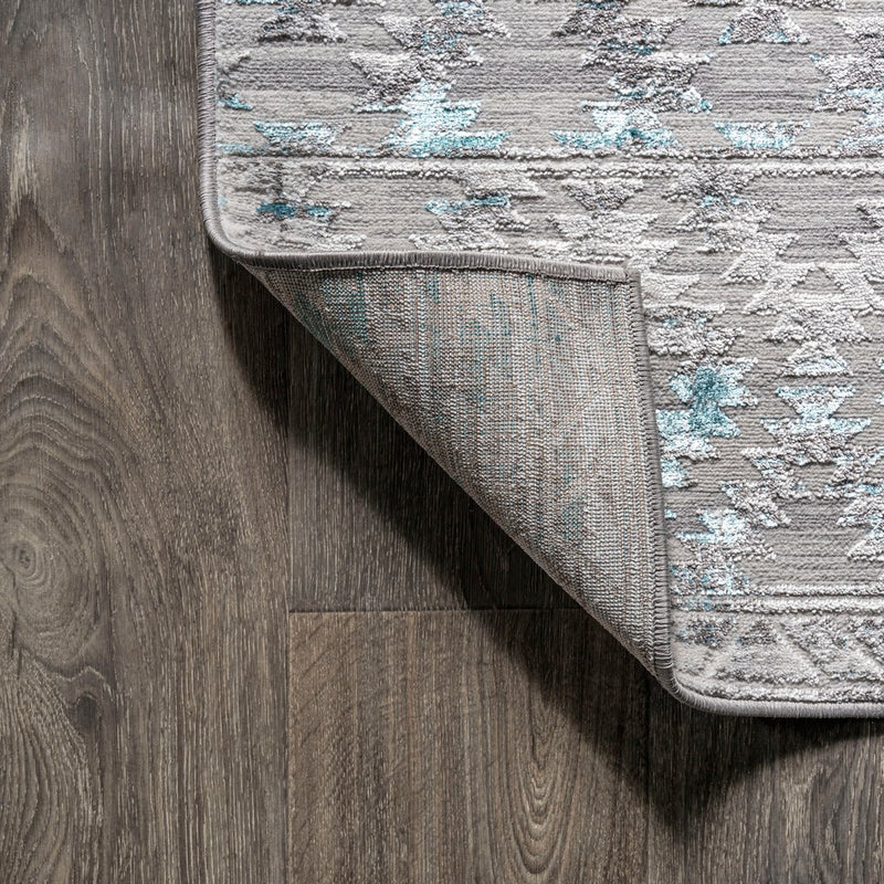 Ancient Faded Trellis Area Rug