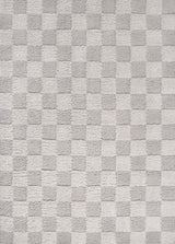 Rook Geometric Checker High-low Shag Area Rug