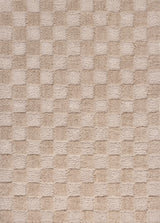 Rook Geometric Checker High-low Shag Area Rug