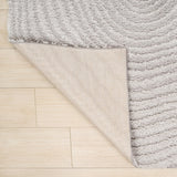 Bullseye Concentric Ring High-low Shag Area Rug