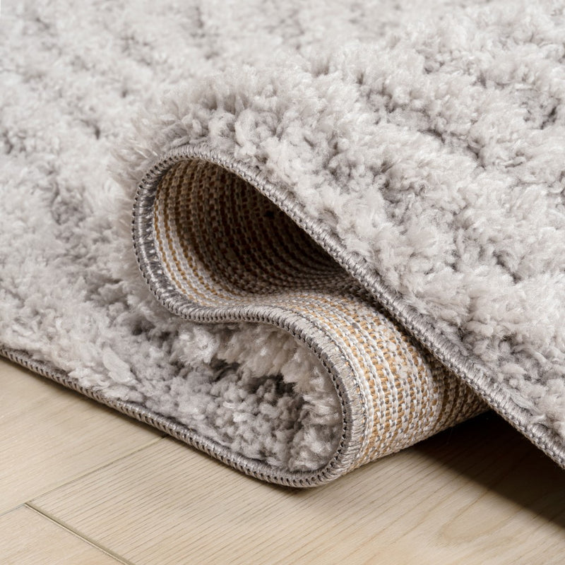 Bullseye Concentric Ring High-low Shag Area Rug