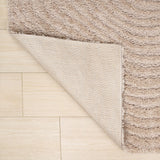 Bullseye Concentric Ring High-low Shag Area Rug