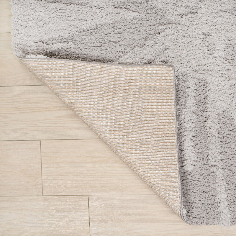 Aurealis Sunburst Abstract High-low Shag Area Rug
