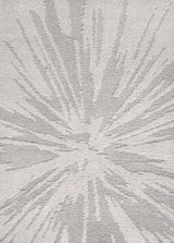 Aurealis Sunburst Abstract High-low Shag Area Rug