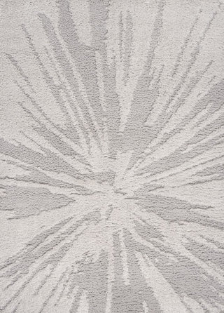 Aurealis Sunburst Abstract High-low Shag Area Rug