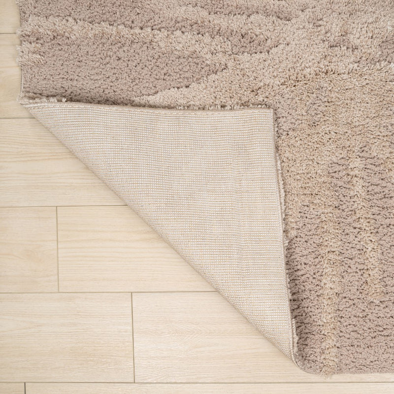 Aurealis Sunburst Abstract High-low Shag Area Rug