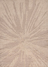 Aurealis Sunburst Abstract High-low Shag Area Rug