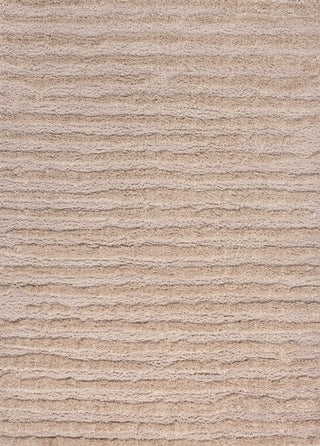 Sans Distressed Linear Stripe High-low Shag Area Rug