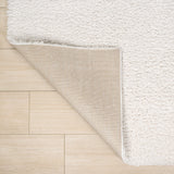 Guy Modern Luxe Solid High-pile Shag Area Rug