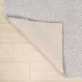 Guy Modern Luxe Solid High-pile Shag Area Rug