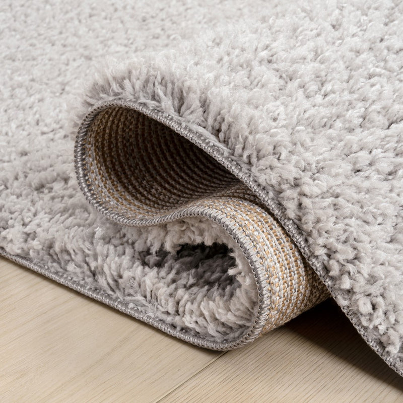 Guy Modern Luxe Solid High-pile Shag Area Rug